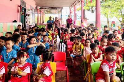 Để chào mừng kỉ niệm 43 năm ngày Nhà giáo Việt Nam. Ngày 18//11/2025 trường MN Tân Lập Thành phối hợp cùng Ban đại diện CMHS toàn trường tổ chức hội thi “Cô và Bé với thể dục thể thao” cấp trường năm học 2025-2026. Với sự tập luyện không ngừng nghỉ, cuộc thi đã thành công tốt đẹp với các giải thưởng như sau: Lớp Lá đạt giải nhất; Lớp Chồi đạt giải nhì; Lớp Mầm đạt giải Ba; và cuối cùng lớp nhà trẻ đạt giải Khuyến khích.